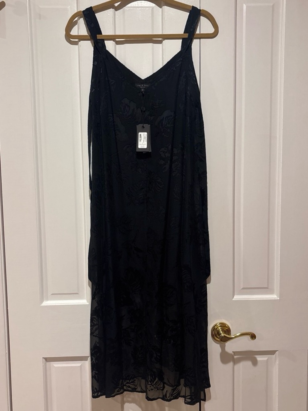 Brand new with tags Rag & Bone Colette Slip Dress Black Size S